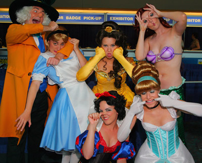 funny disney princess pictures. Crazy pics from Comic Con